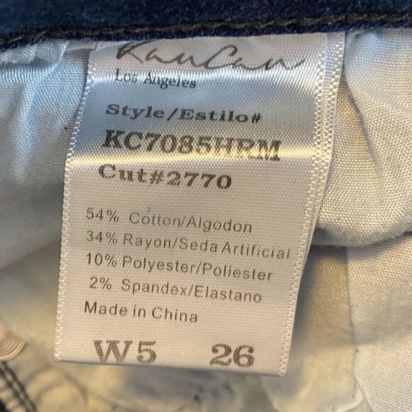 KanCan Women's Jeans Size 5/26 Denim Skinny Blue Wash Estilo Casual - Picture 3 of 12